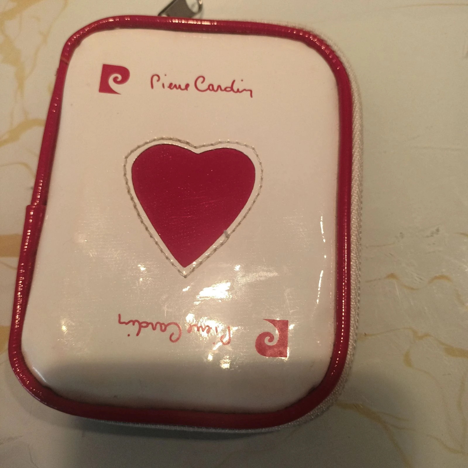 Jeu de cartes vintage Pierre Cardin – Pochette Coeur Rouge